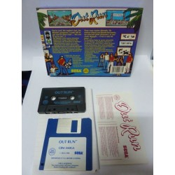 OUT RUN avec Cassette Audio amiga