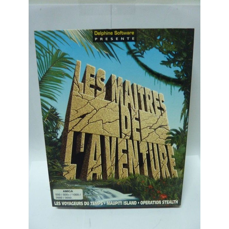 LES MAITRES DE L'AVENTURE (Maupiti Island, Voyageurs du temps, Operation Stealth) amiga