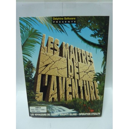 LES MAITRES DE L'AVENTURE (Maupiti Island, Voyageurs du temps, Operation Stealth) amiga