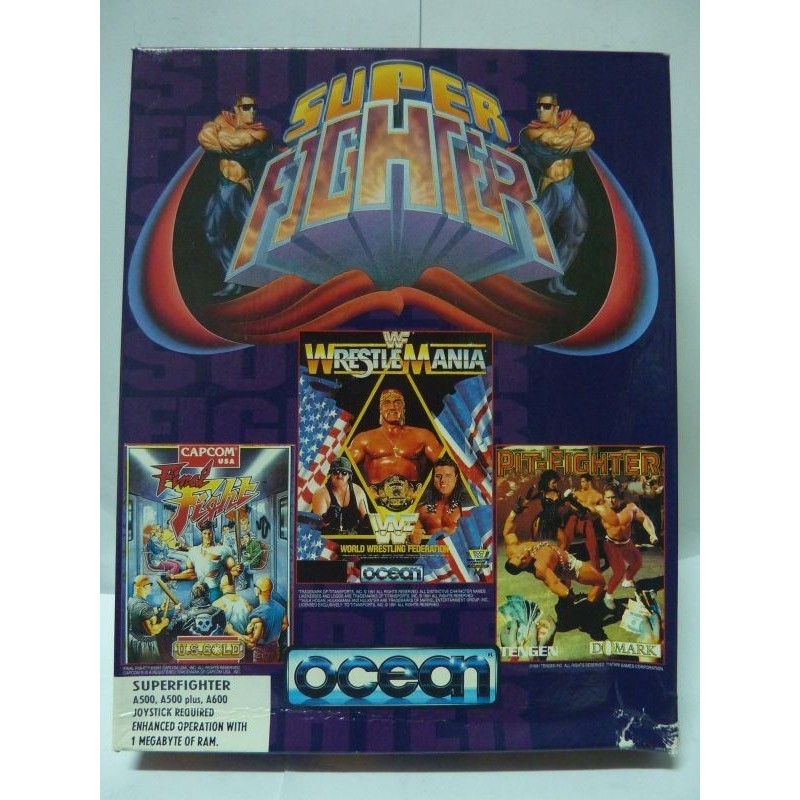 SUPER FIGHTER (FINAL FIGHT, WRESTLEMANIA, PIT FIGHTER) Amiga