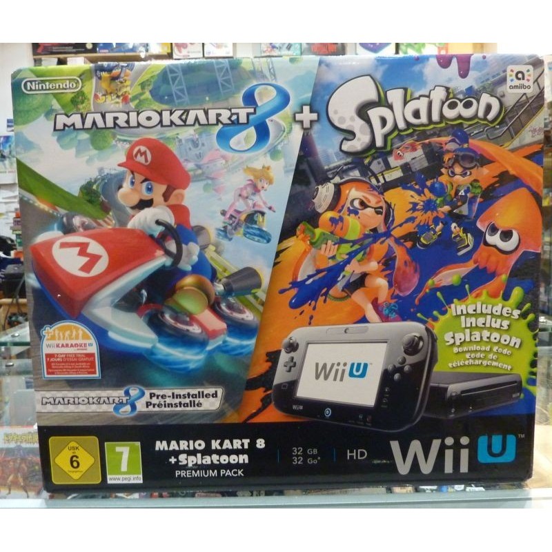 Console WII U PREMIUM PACK MARIO KART 8 / SPLATOON