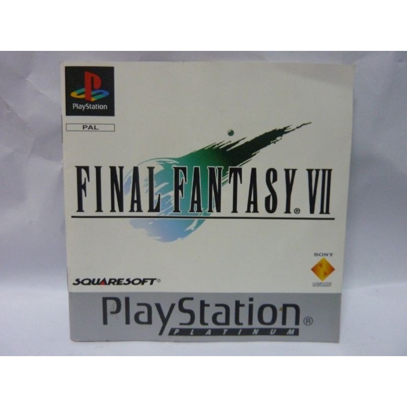 NOTICE DE FF7 