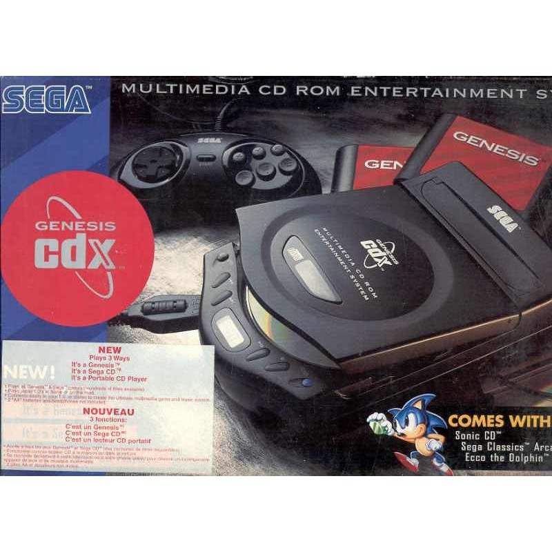 CDX MULTIMEGA SEGA EN BOITE         (+3 JEUX)