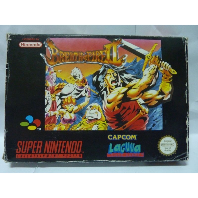 BREATH OF FIRE 2 + carte (boite abîmée)