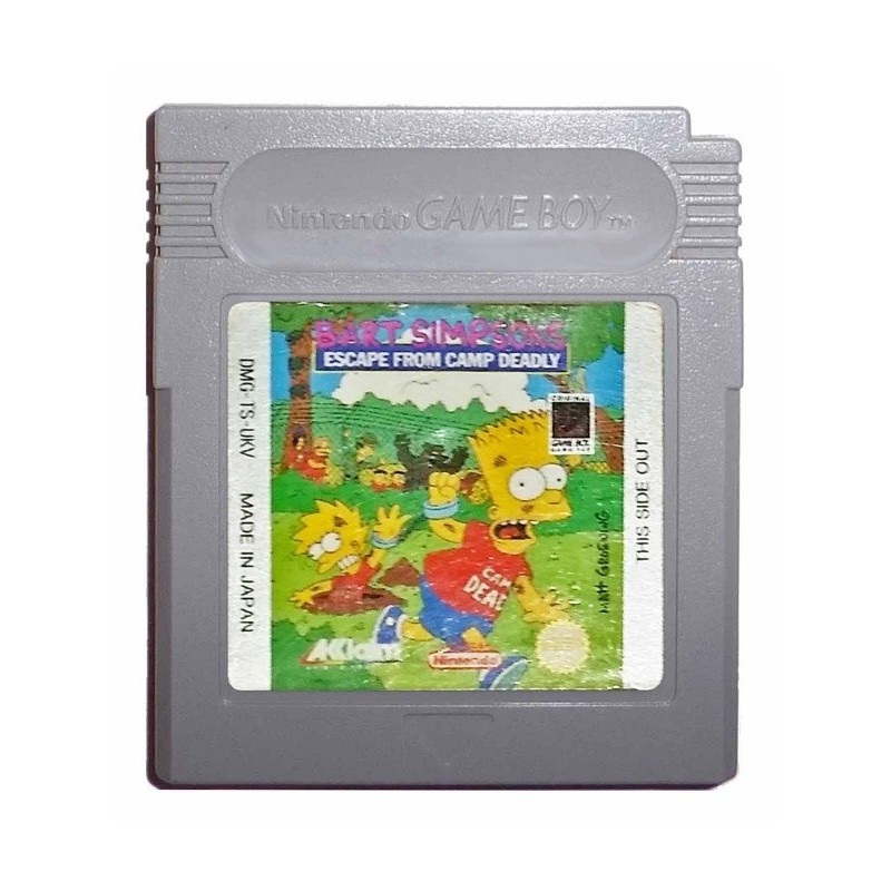 Bart Simpsons Escape From Camp Deadly (cart. seule)
