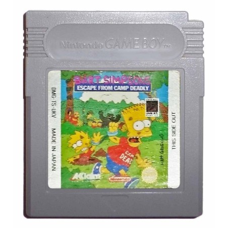 Bart Simpsons Escape From Camp Deadly (cart. seule)