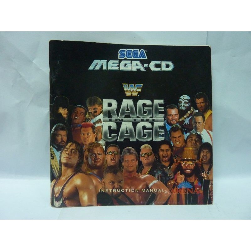 NOTICE DE RAGE IN THE CAGE mega cd
