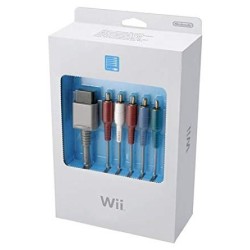 CABLE YUV / YPBPR OFFICIEL NINTENDO WII (sans boite)