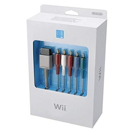 CABLE YUV / YPBPR OFFICIEL NINTENDO WII (sans boite)