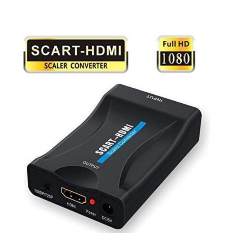 CONVERTISSEUR SCART/PERITEL VERS HDMI UPSCALER