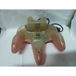 pad-n64-clear-red-tres-bon-etat