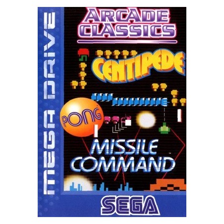 ARCADE CLASSICS (centipede, missile command, pong)