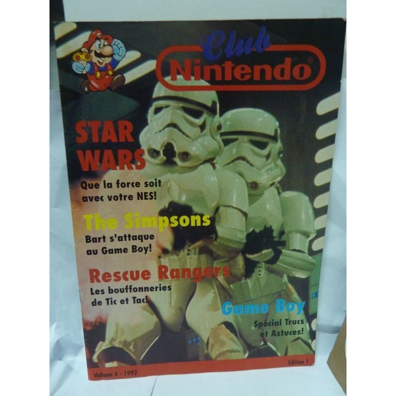 CLUB NINTENDO N° 4 Edition 1 1992