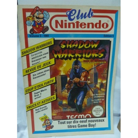 CLUB NINTENDO N° 3 Edition 5 1991
