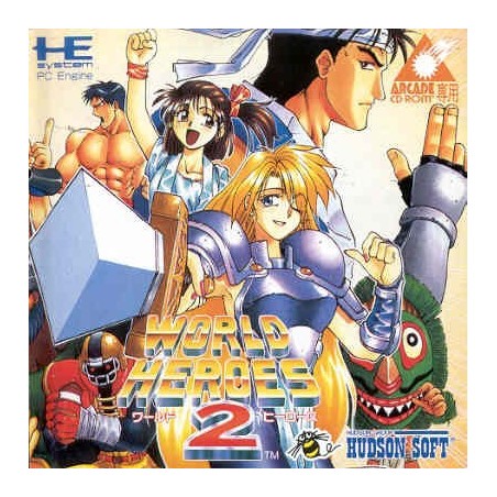 WORLD HEROES 2 avec spincard