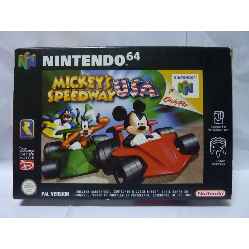 MICKEY SPEEDWAY USA Pal (cart. seule)