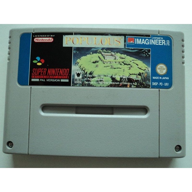 POPULOUS pal (cart. seule)