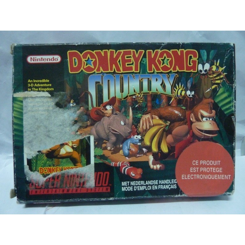 DONKEY KONG COUNTRY pal boite usée
