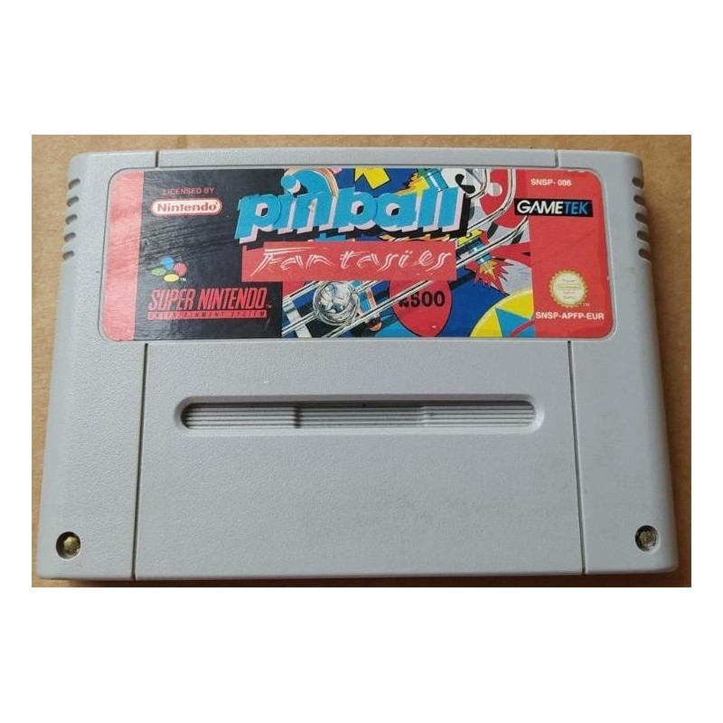 PINBALL FANTASIES (cart.seule)
