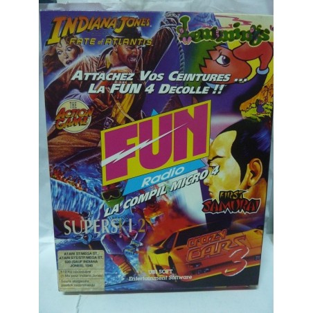 COMPIL FUN RADIO Micro 4 (Indiana Jones Atlantis, Lemmings, First Samurai etc...), 