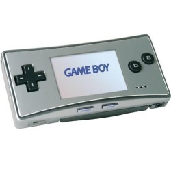 console game-boy-micro-bleue-avec chargeur