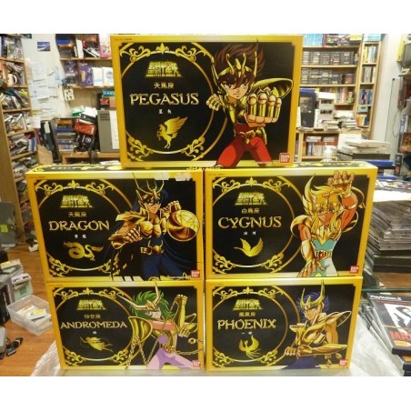 lot-5-figurine-saint-seiya-bandai-hk-chevaliers-de-bronze-pegasus-dragon-phenix