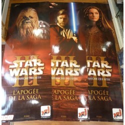 Lot 3 PLV  STAR WARS III La Revanche des Sith 