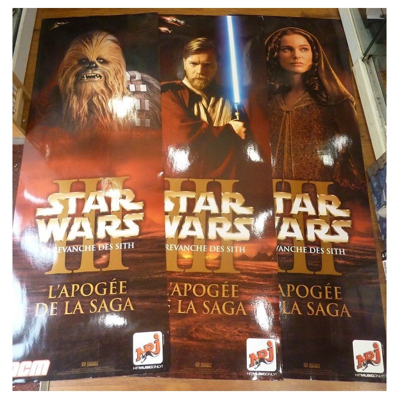 Lot 3 PLV  STAR WARS III La Revanche des Sith 