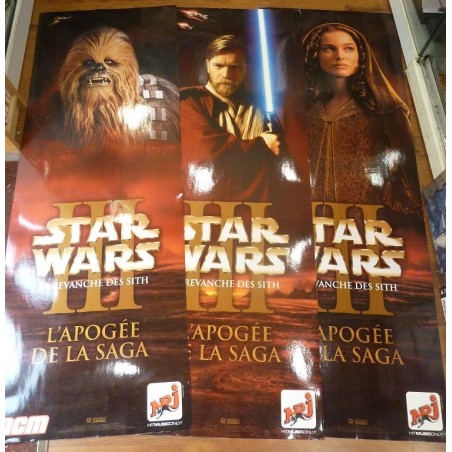 Lot 3 PLV  STAR WARS III La Revanche des Sith 