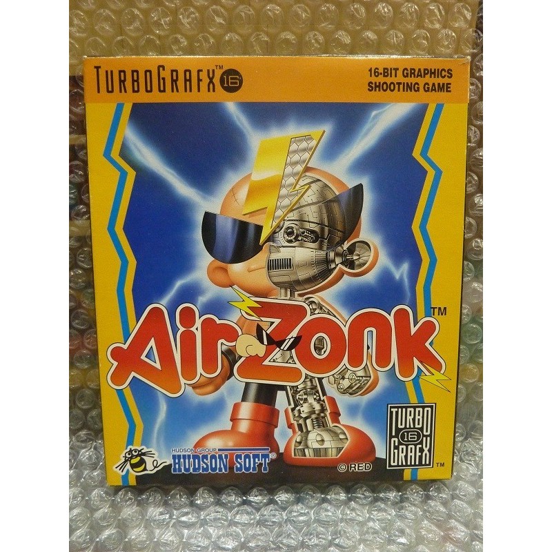 AIR ZONK PC Denjin Turbo Grafx Pc Engine Hu Card Usa