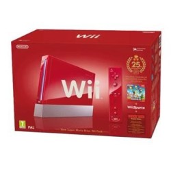 Console WII rouge NEW SUPER MARIO WII PACK