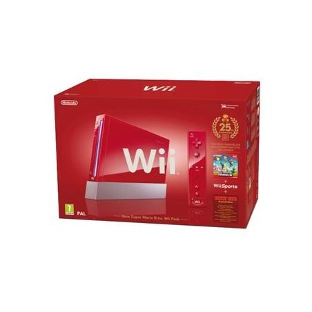 Console WII rouge NEW SUPER MARIO WII PACK