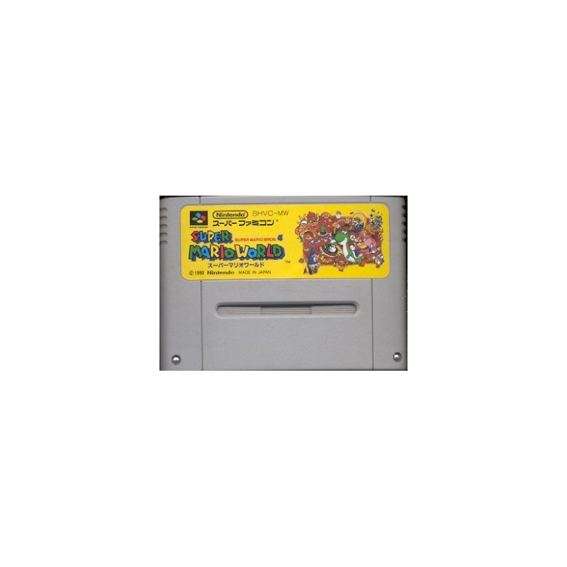 SUPER MARIO WORLD sfc (Cart. Seule)