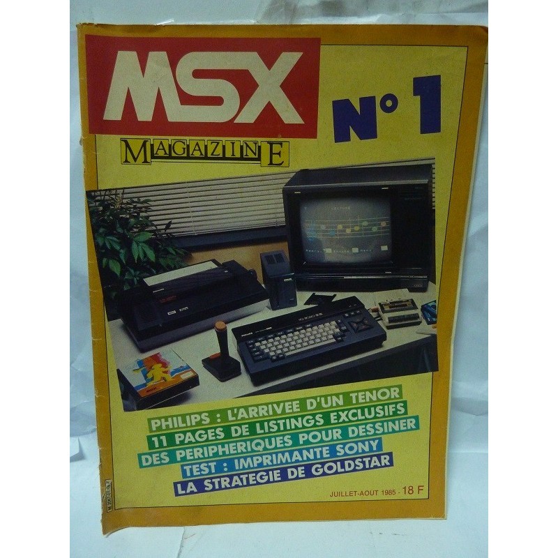 MSX MAGAZINE N°1