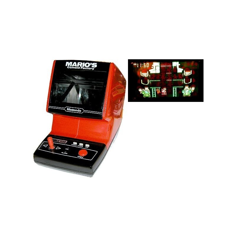 MARIO Cement Factory Game Watch Table top