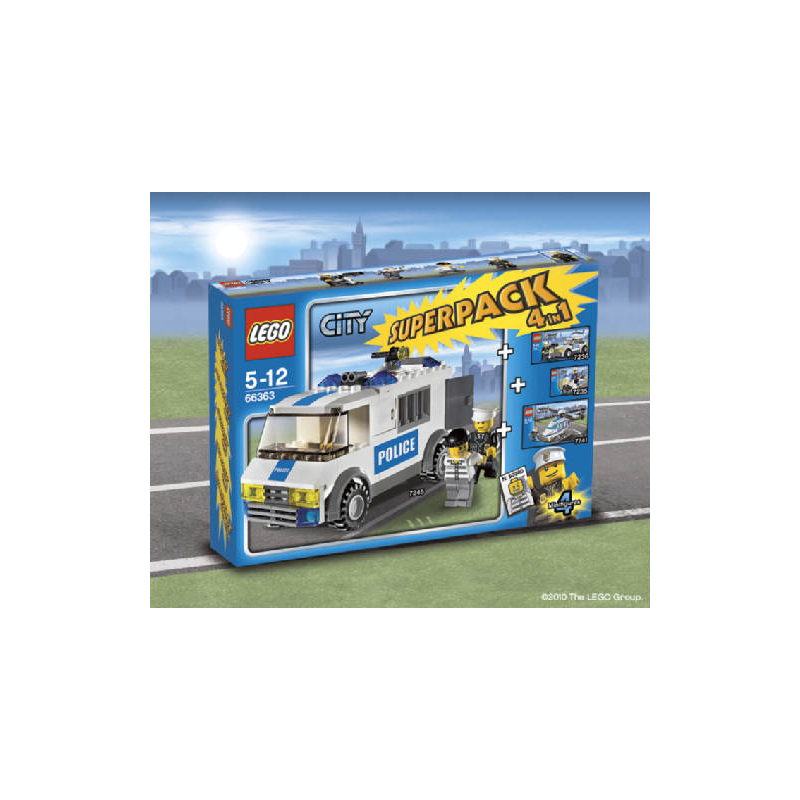 LEGO CITY SUPER PACK 66363 NEUF 