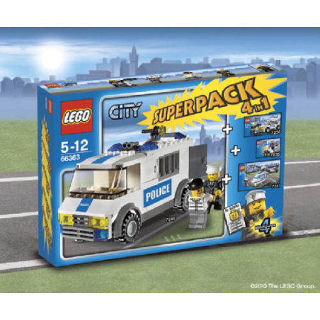 LEGO CITY SUPER PACK 66363 NEUF 