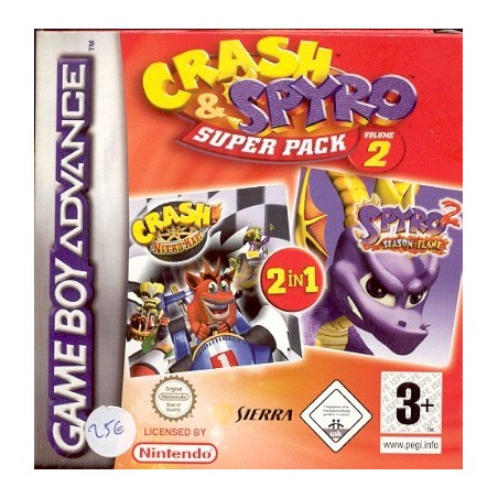 CRASH & SPIRO gba