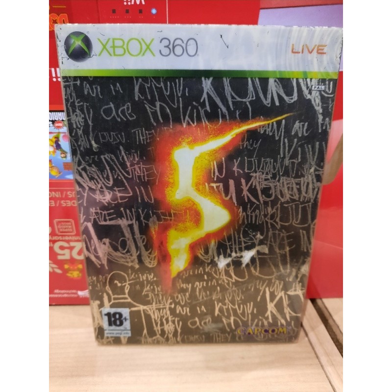 resident-evil-5-steelbook-edition xbox 360