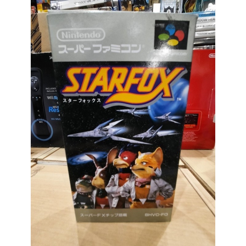 starfox-avec-carte super famicom