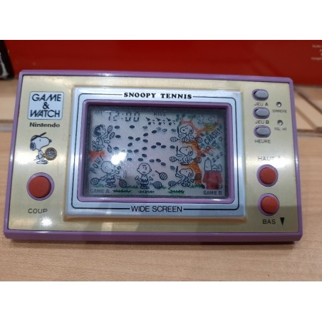 SNOOPY TENNIS touches françaises game watch 
