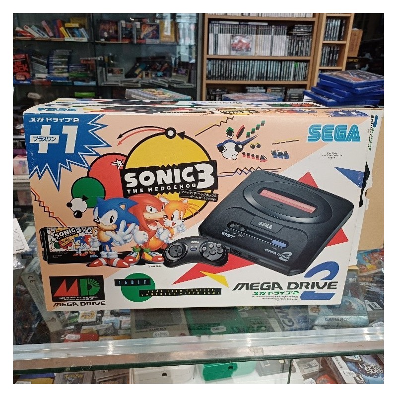 sega-megadrive-2-pack-sonic-3-complet