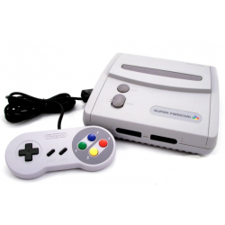 SUPER FAMICOM JUNIOR avec câbles+1 jeu