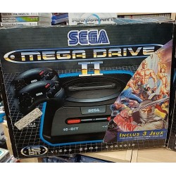 MEGADRIVE 2 en boite + Cartouche 3 jeux