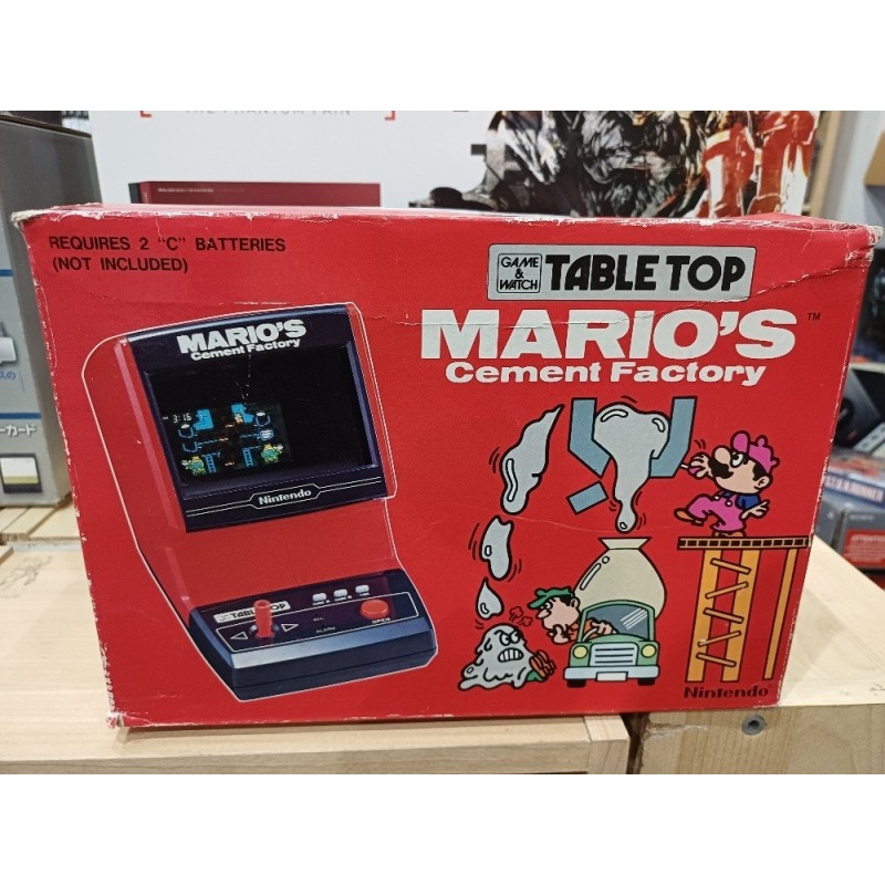 MARIO Cement Factory Game Watch Table top
