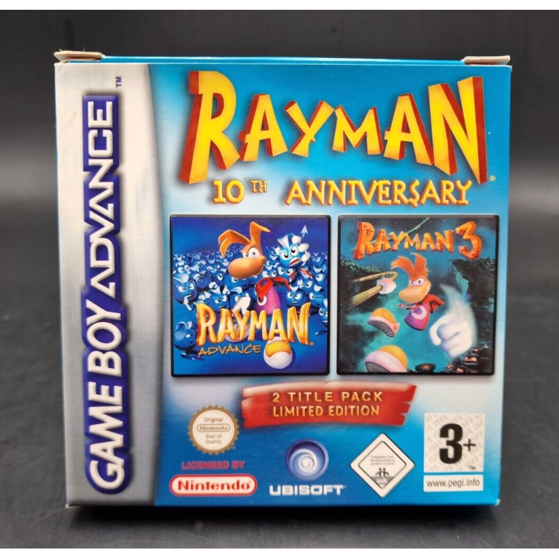 rayman-10th-anniversary-rayman-advance-rayman-3 game boy advance