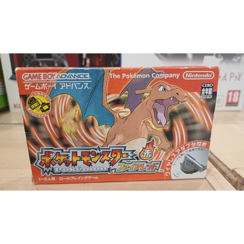 POCKET MONSTER FIRE RED (rouge feu)