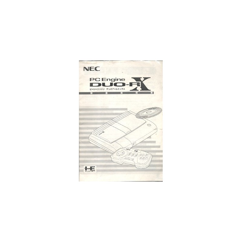 NOTICE DE PC ENGINE DUO RX
