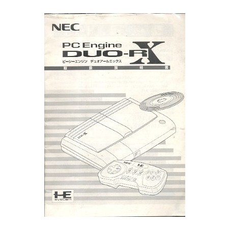 NOTICE DE PC ENGINE DUO RX