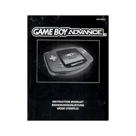 NOTICE DE GAMEBOY ADVANCE